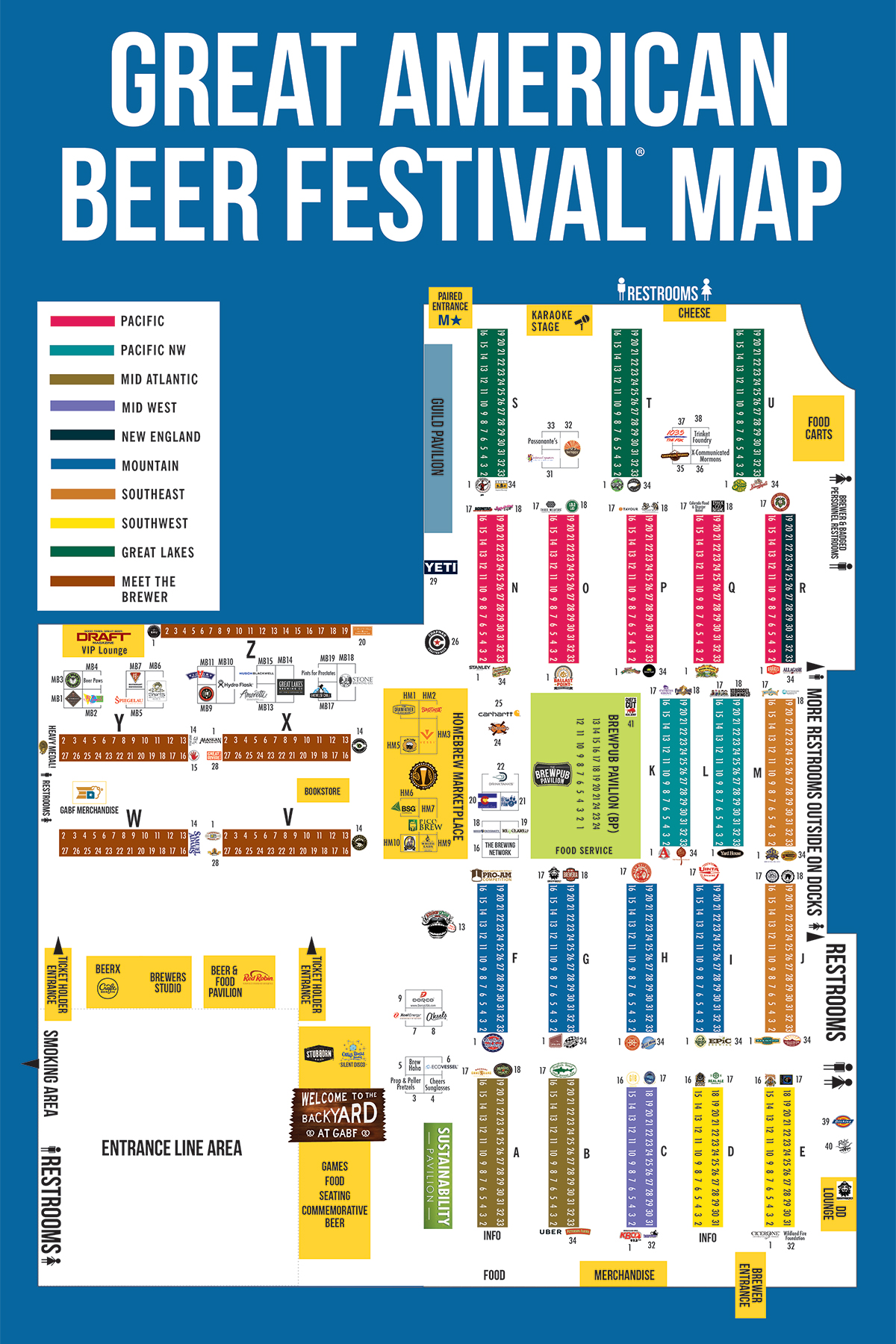 Festival Map Great American Beer Festival